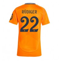 Real Madrid Antonio Rudiger #22 Replica Away Shirt Ladies 2024-25 Short Sleeve